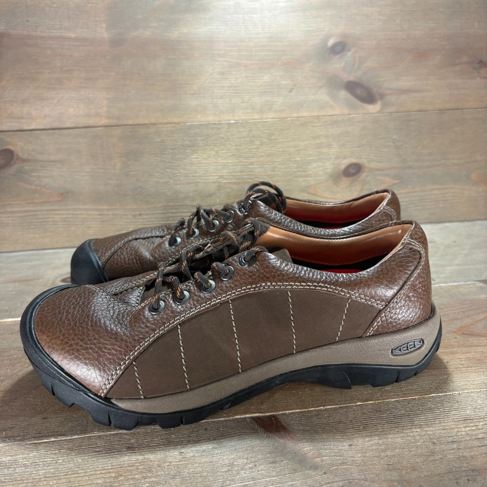 Keen Presidio Womens size 8 shoes Brown Leather Lace Up Oxford Casual sneakers
